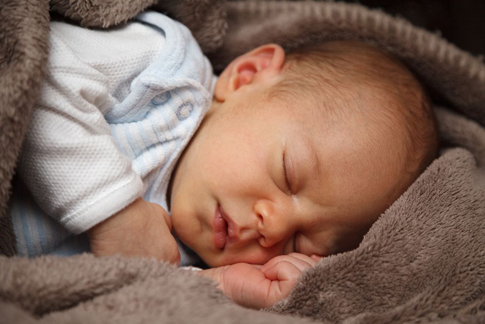 Precious Newborn Baby Sleeping