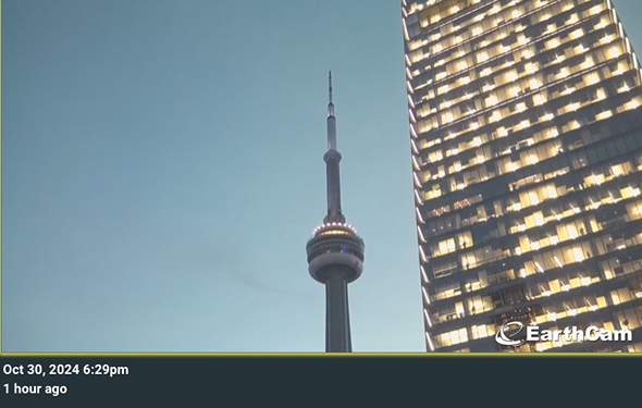 CN Tower Webcam during the day.