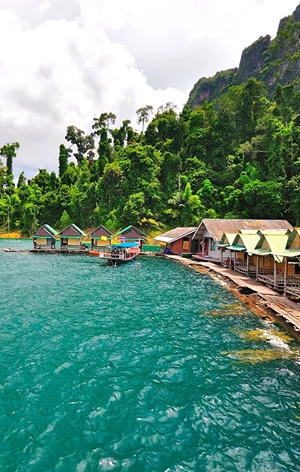 Khao Sok National Park in Thailand.