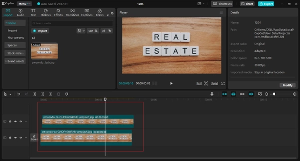 Screenshot showing multi-layer editing.